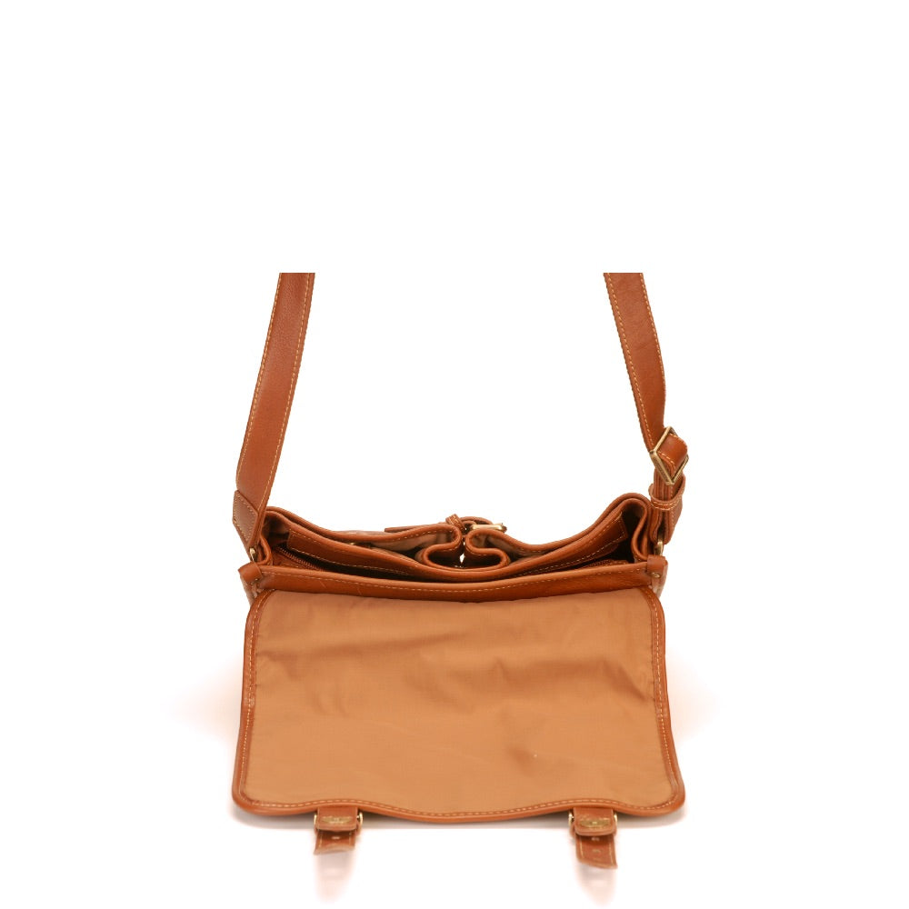 Bolso mensajero Paul de cuero
