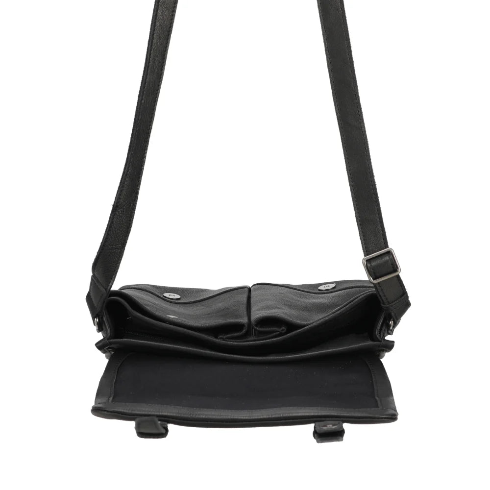 Rory Leather Messenger Bag
