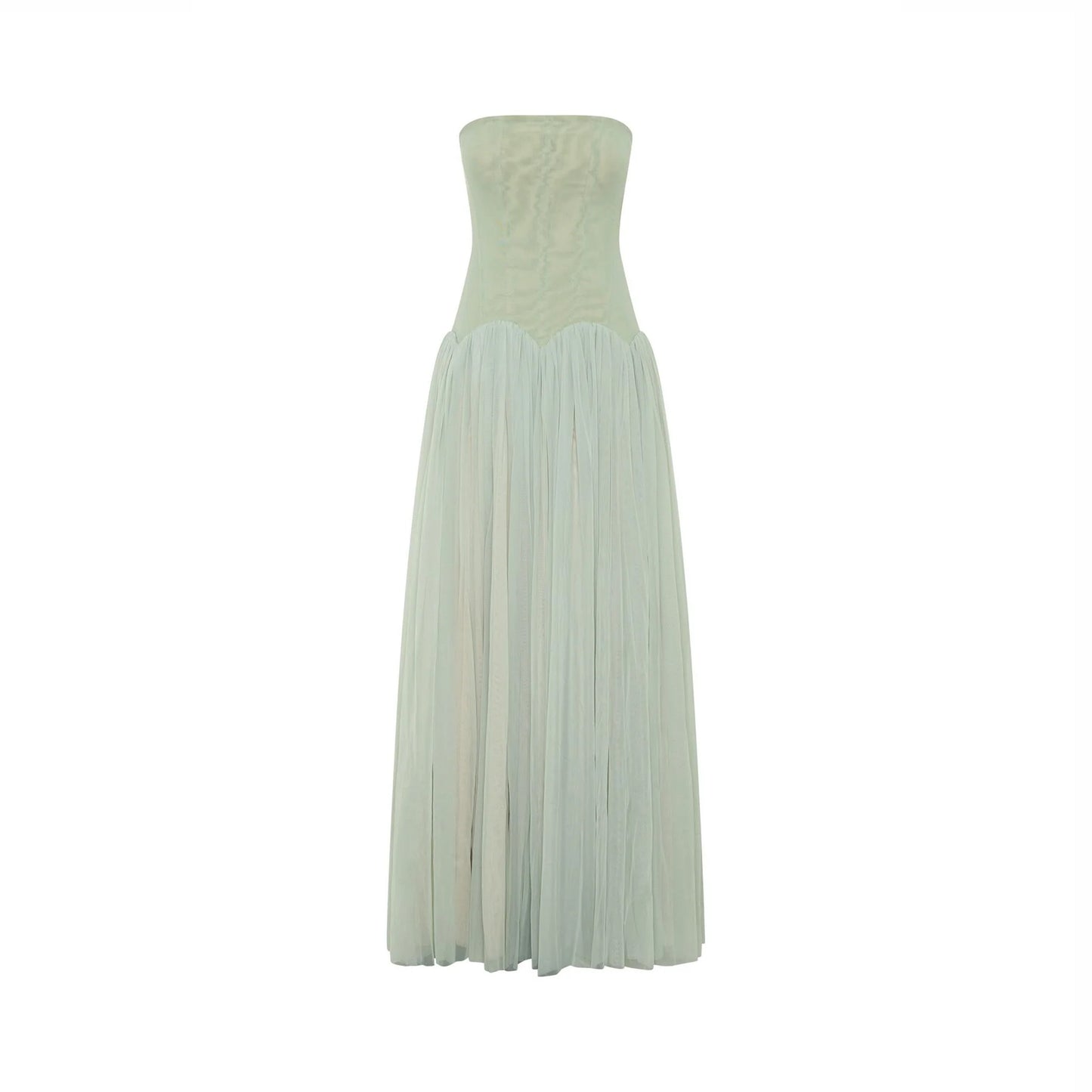 Vestido Maxi Sin Mangas Garrett en Color Menta