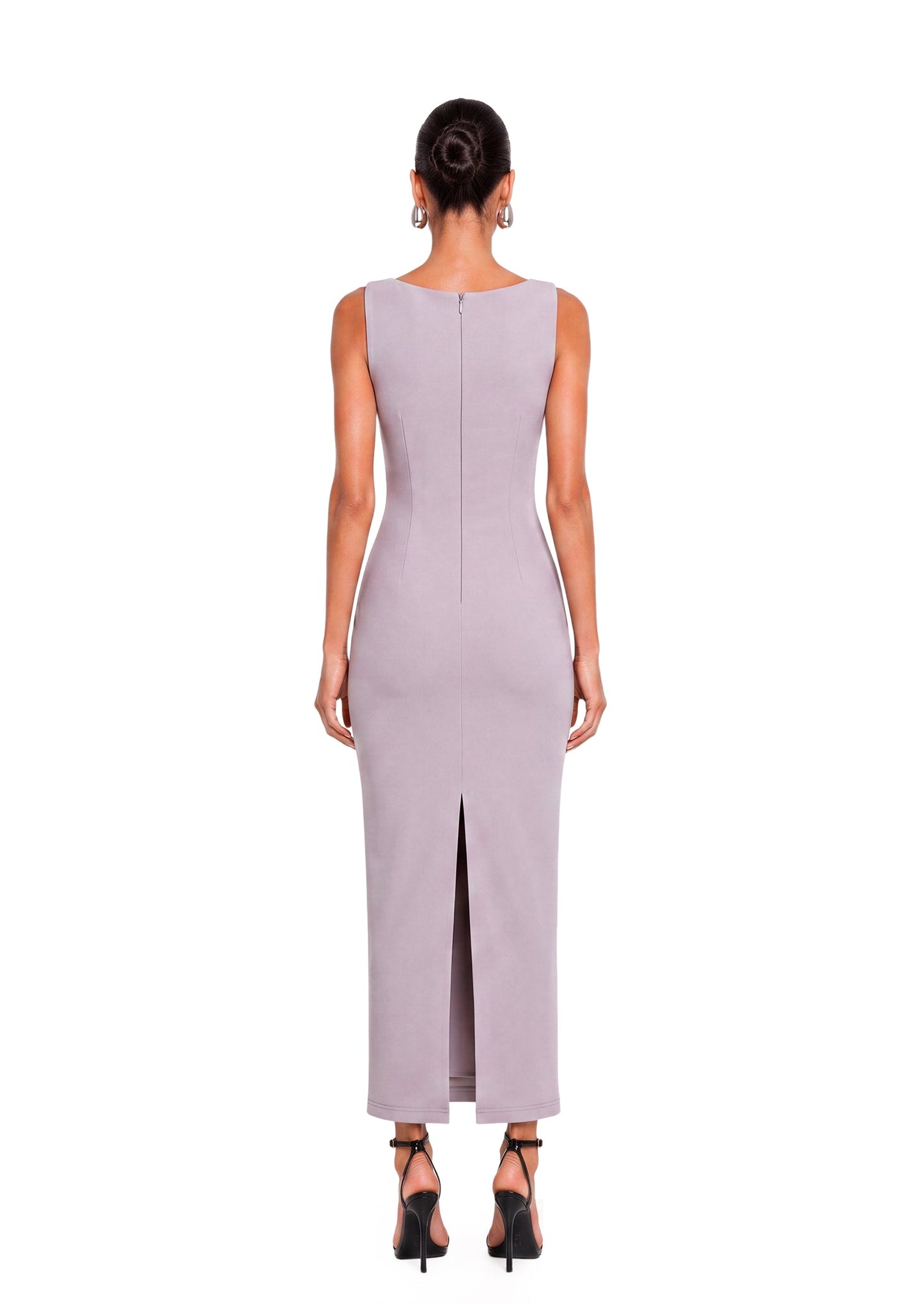 Vestido Jachin Sin Mangas con Abertura