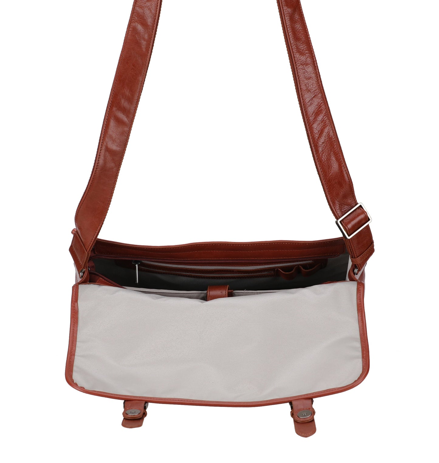 Tahoe Leather Messenger Bag