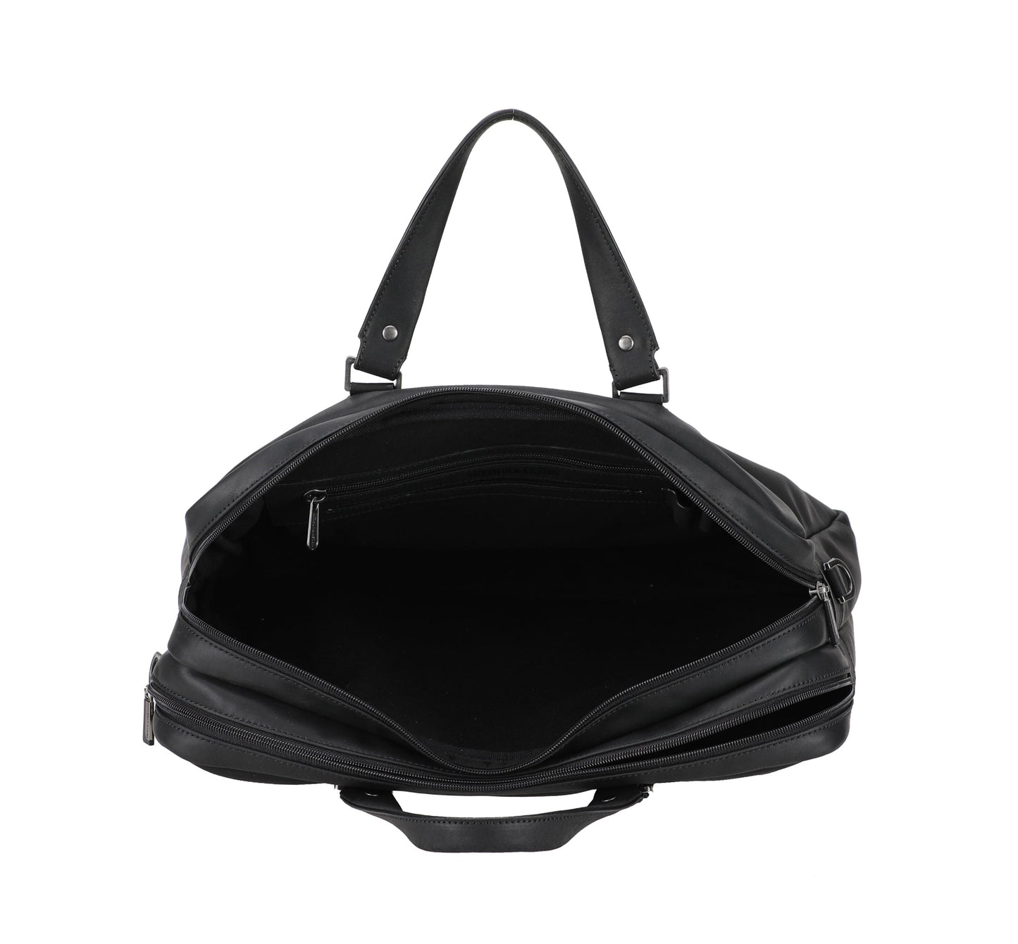 Gran Cartera de Cuero Negra