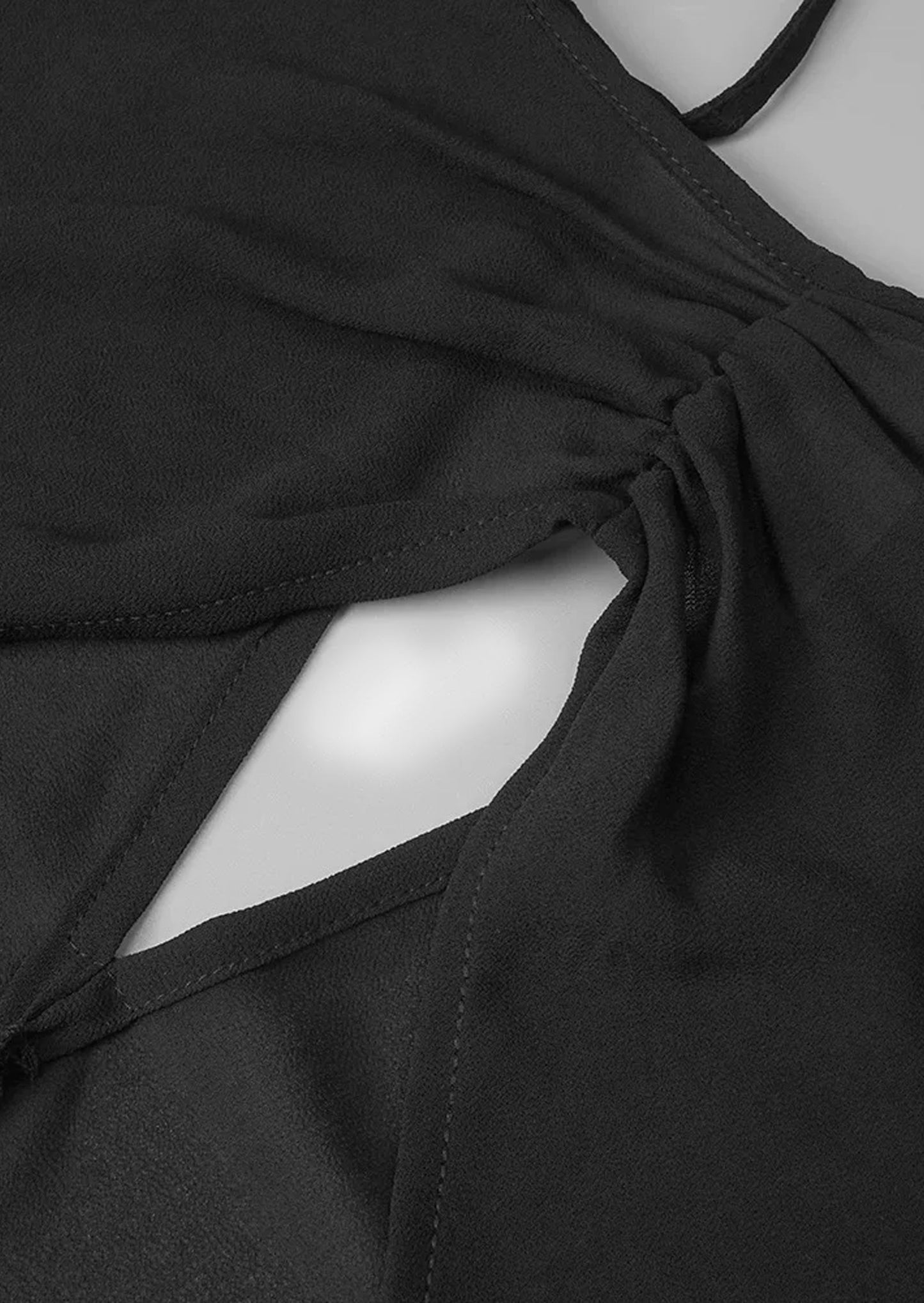 Conjunto de Vestido de Dos Piezas con Capa Sin Mangas y Lentejuelas Mayu