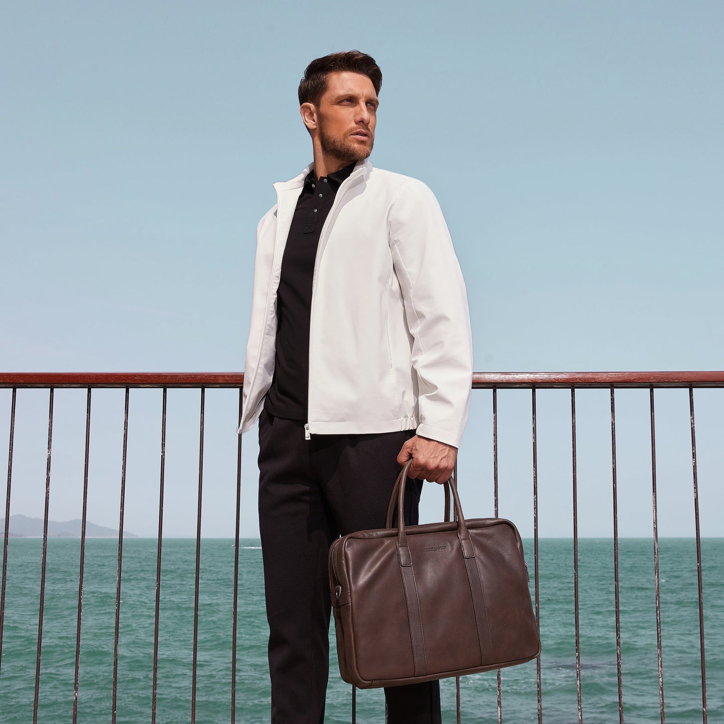 Diego Leather Large Document Holder