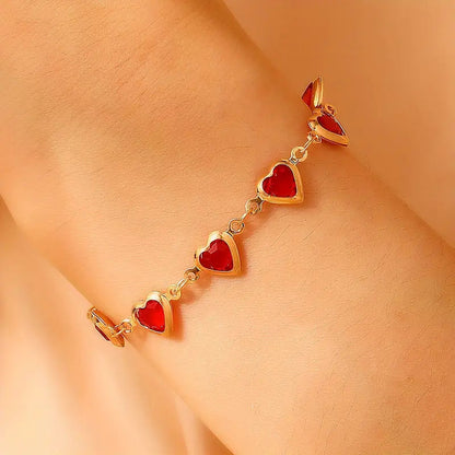 Pulsera con Diseño de Corazón