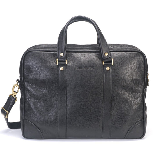 Paul Leather Portfolio with 2 Expandable Folds