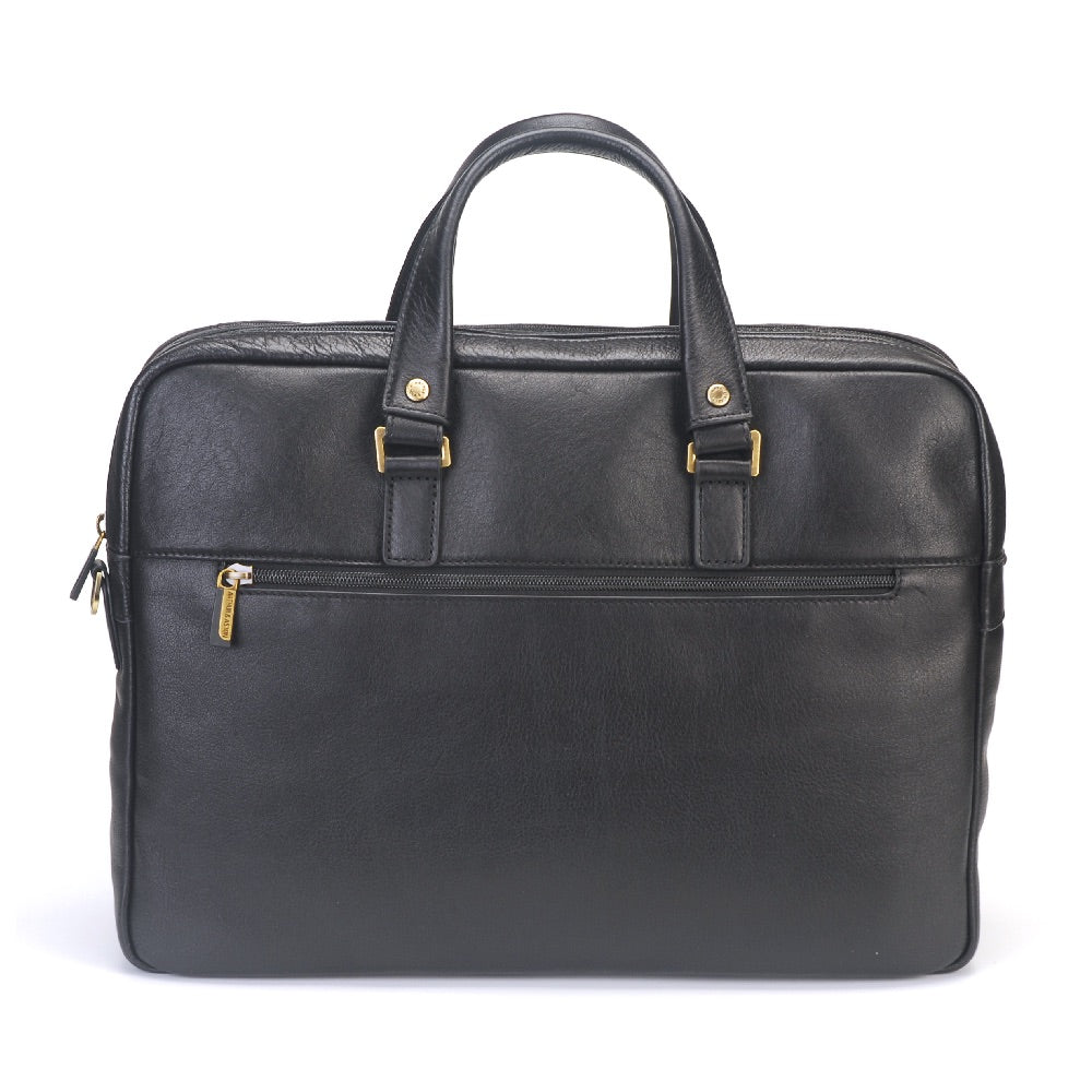 Paul Leather Portfolio with 2 Expandable Folds