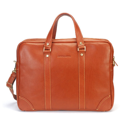 Paul Leather Portfolio with 2 Expandable Folds