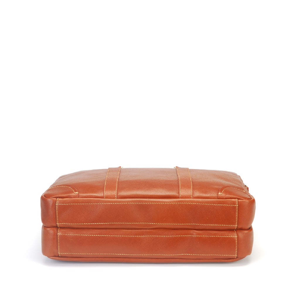 Paul Leather Portfolio with 2 Expandable Folds
