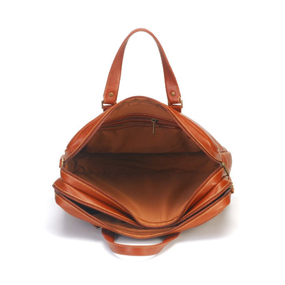 Paul Leather Portfolio with 2 Expandable Folds