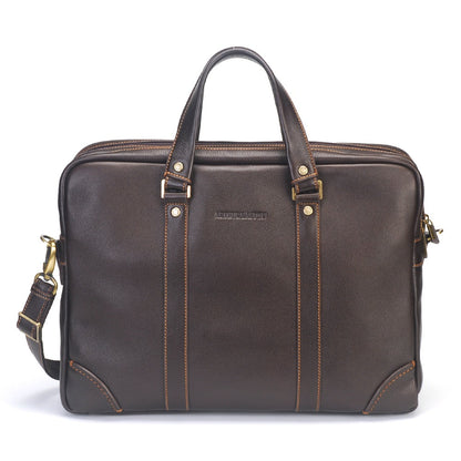 Paul Leather Portfolio with 2 Expandable Folds