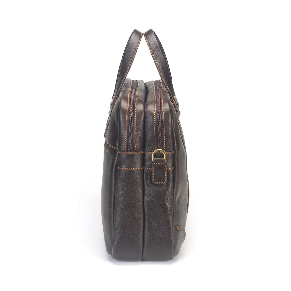 Paul Leather Portfolio with 2 Expandable Folds