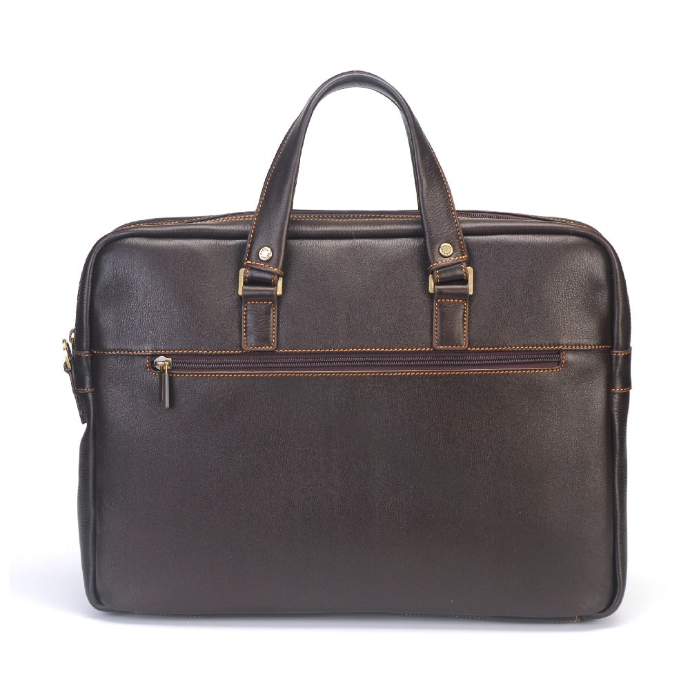 Paul Leather Portfolio with 2 Expandable Folds
