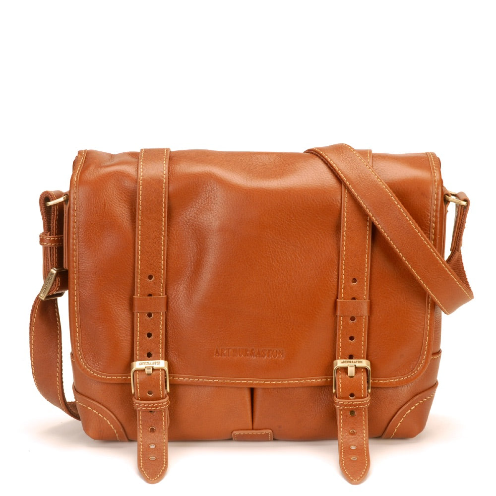Bolso mensajero Paul de cuero