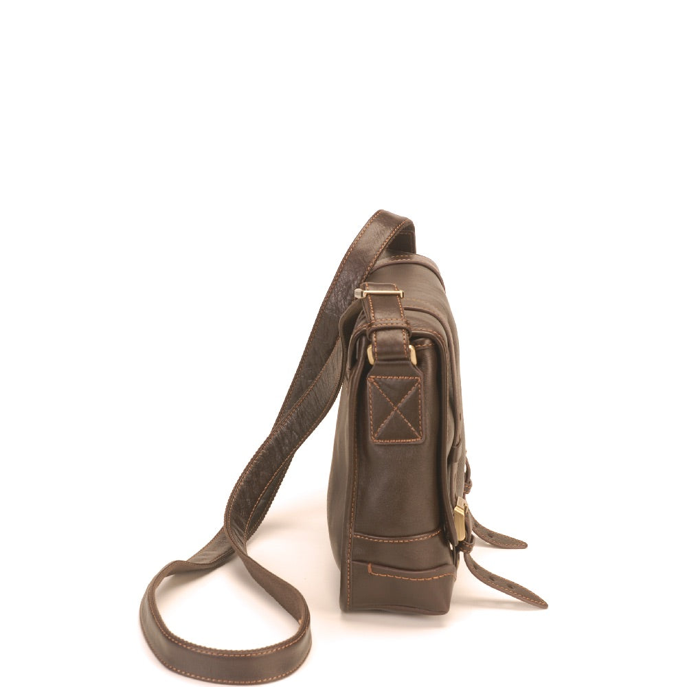 Bolso mensajero Paul de cuero