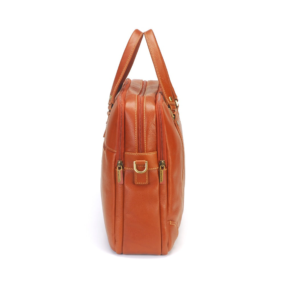 Paul Leather Portfolio with 3 Expandable Folds