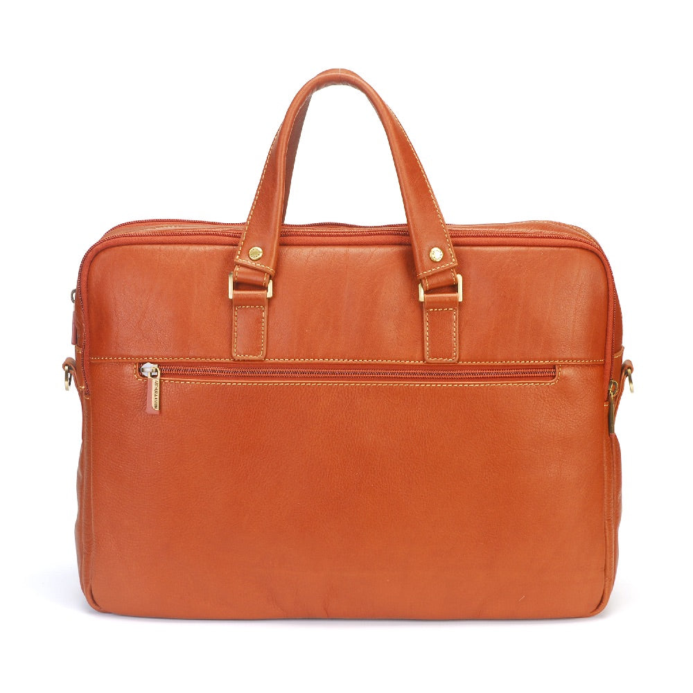 Paul Leather Portfolio with 3 Expandable Folds