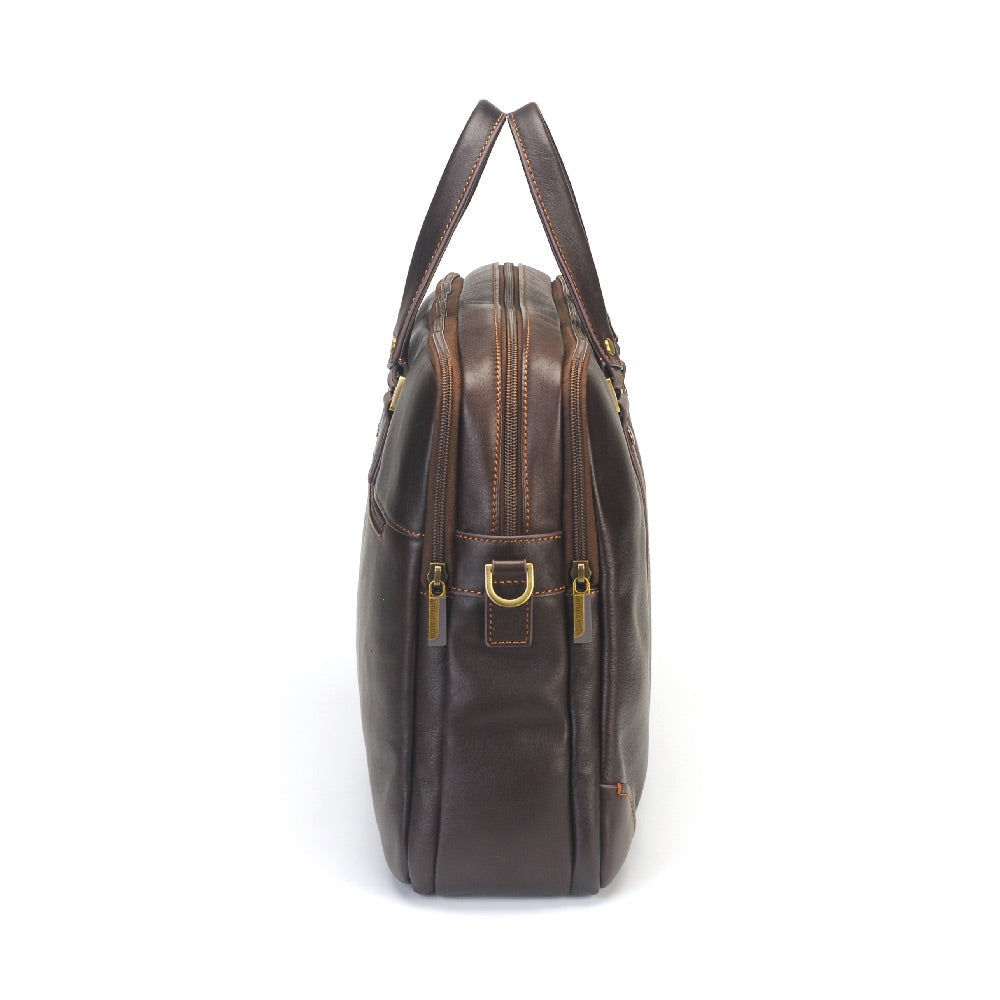 Paul Leather Portfolio with 3 Expandable Folds