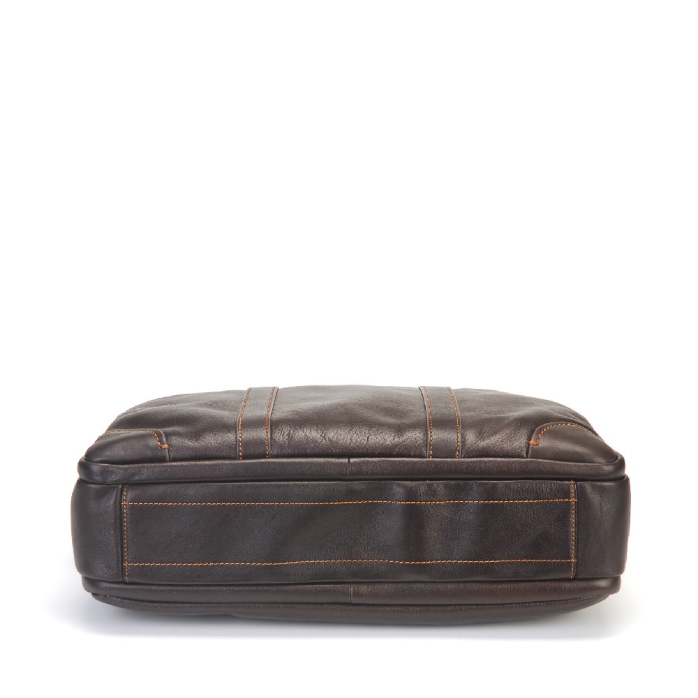 Paul Leather Portfolio with 3 Expandable Folds