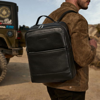 Nobuck Leather Walter Backpack