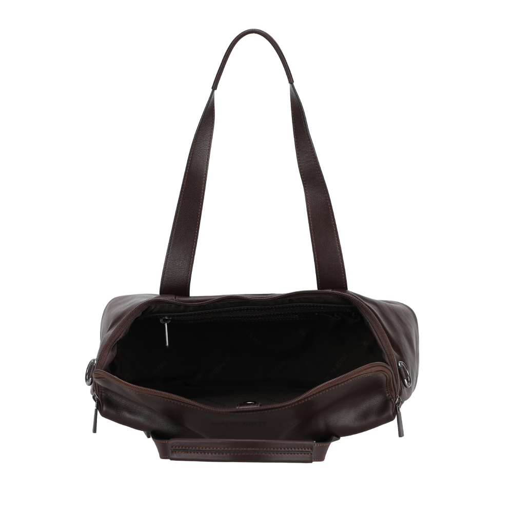 Bolso de mano de cuero Léon