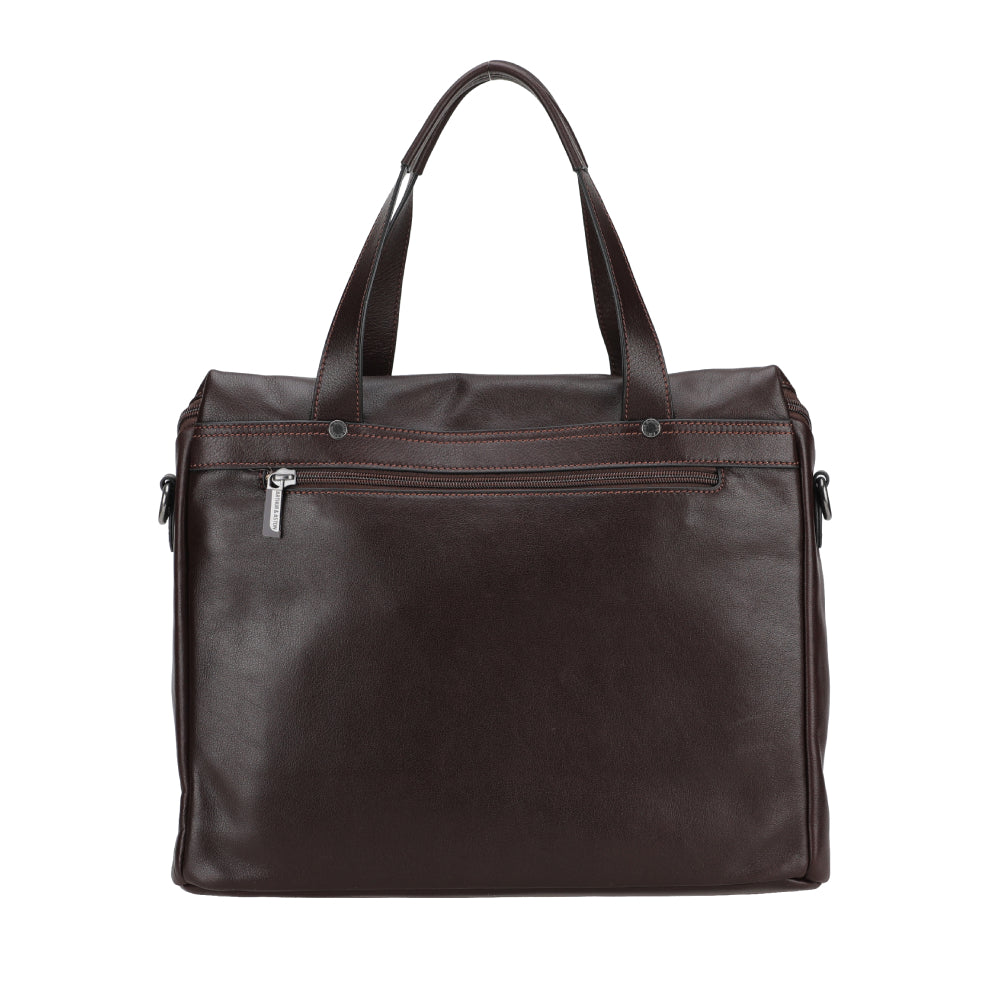 Bolso de mano de cuero Léon