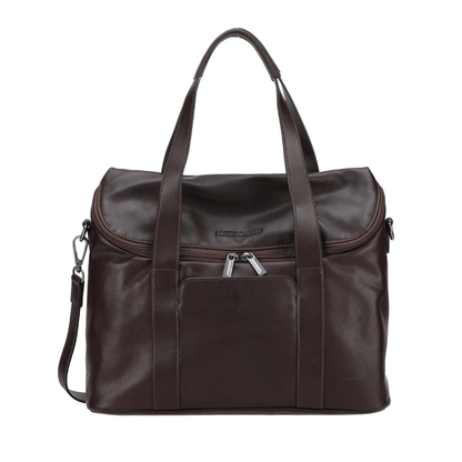 Bolso de mano de cuero Léon