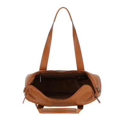 Bolso de mano de cuero Léon