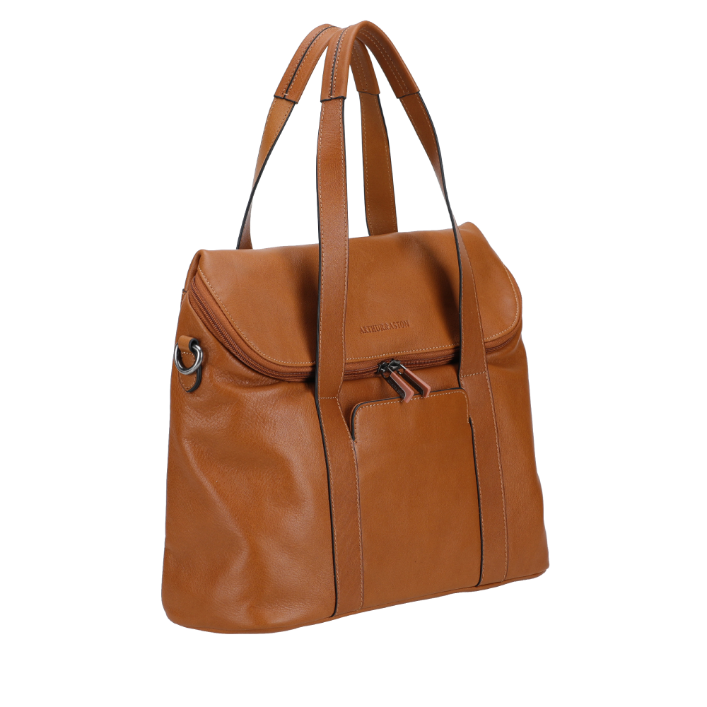 Bolso de mano de cuero Léon
