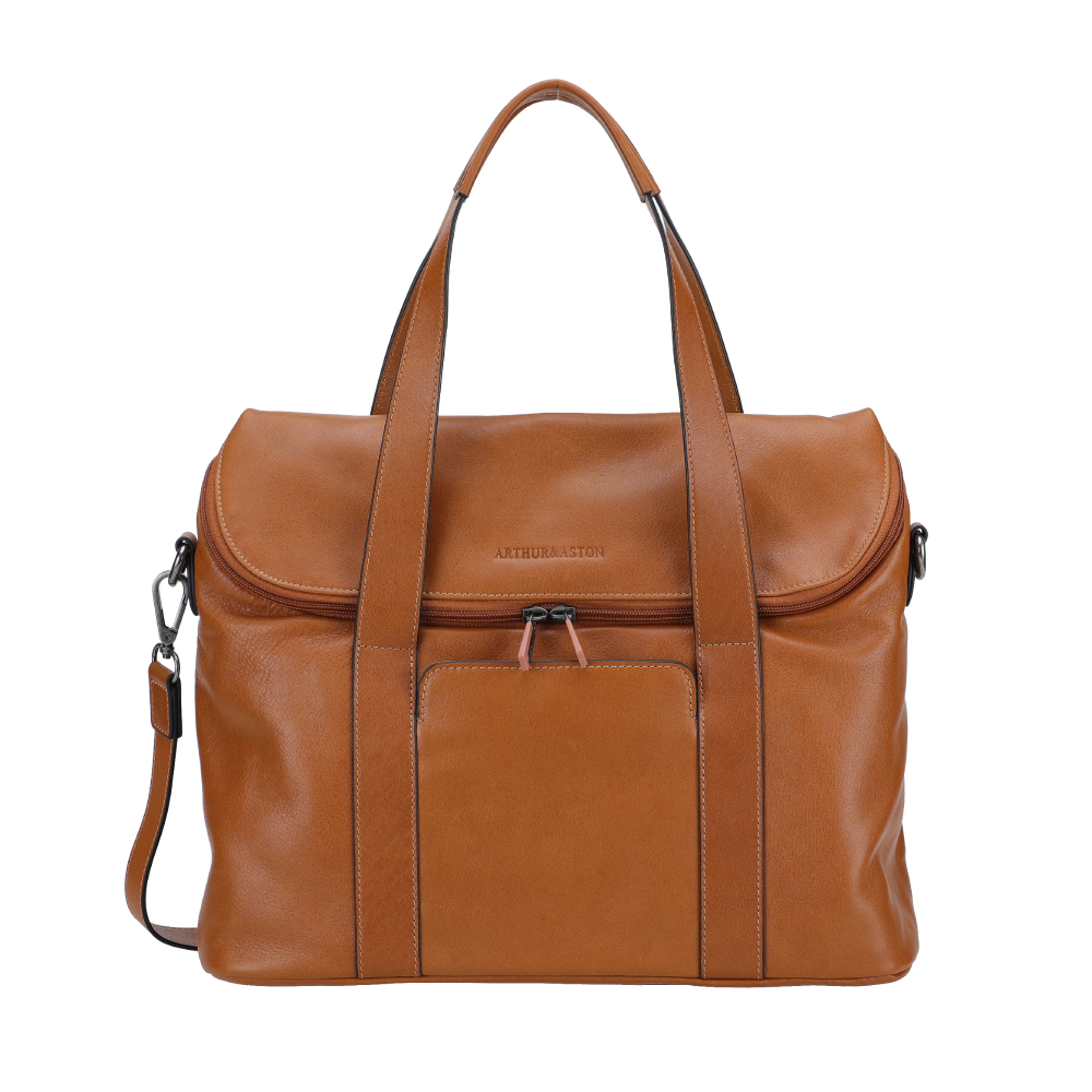 Bolso de mano de cuero Léon