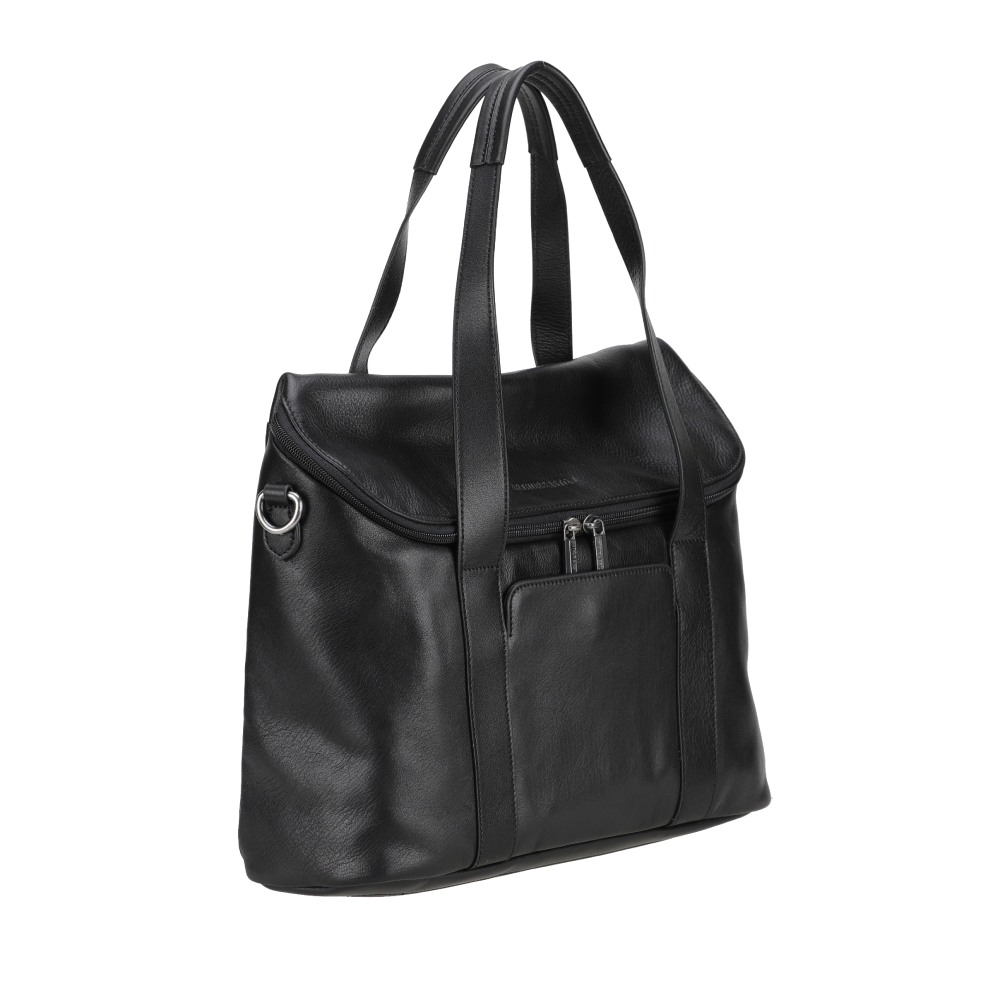 Bolso de mano de cuero Léon