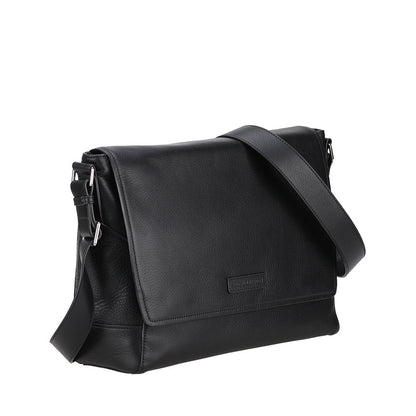 José Leather Flap Oversized Bag