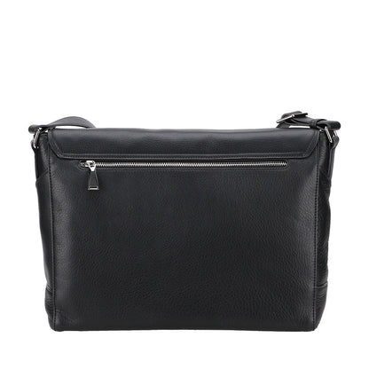José Leather Flap Oversized Bag
