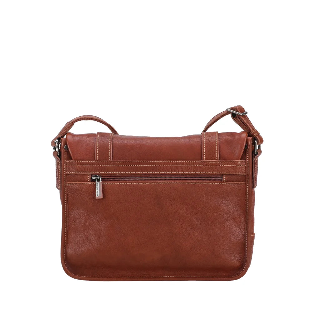 Rory Leather Messenger Bag