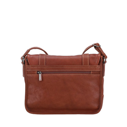 Rory Leather Messenger Bag