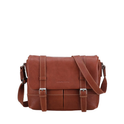 Rory Leather Messenger Bag