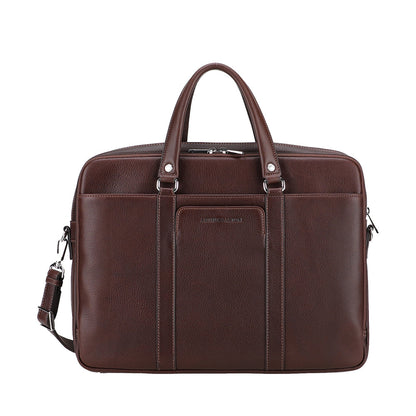 Ange Leather Double Compartment Portfolio