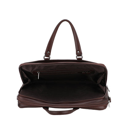 Ange Leather Double Compartment Portfolio