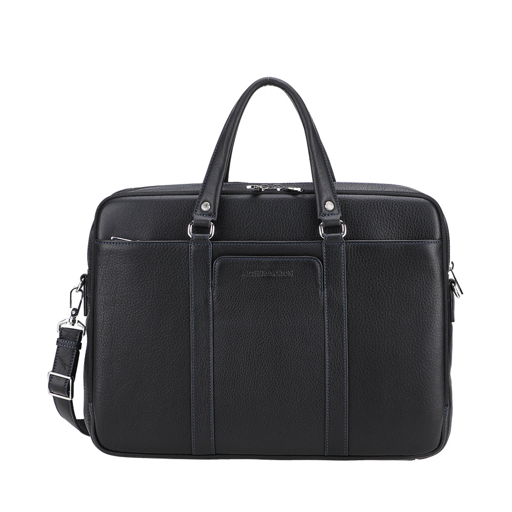 Ange Leather Double Compartment Portfolio