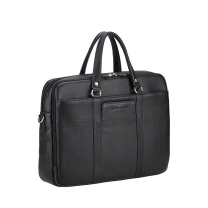 Ange Leather Double Compartment Portfolio