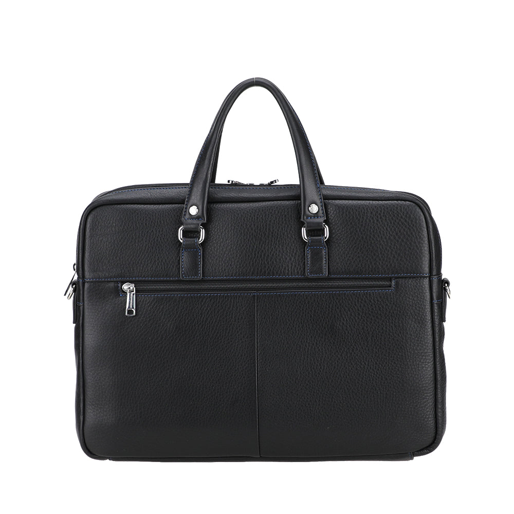 Ange Leather Double Compartment Portfolio