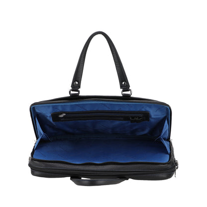 Ange Leather Double Compartment Portfolio
