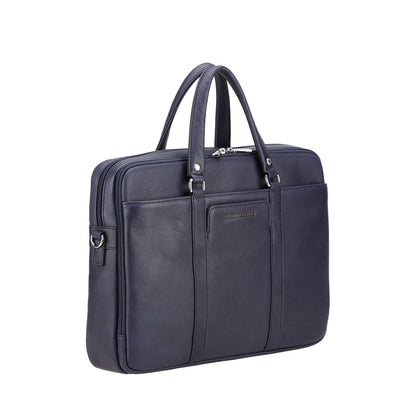 Ange Leather Double Compartment Portfolio