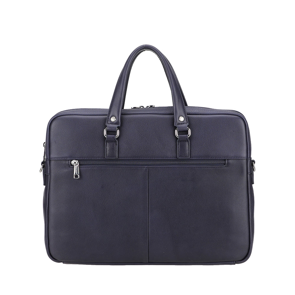 Ange Leather Double Compartment Portfolio
