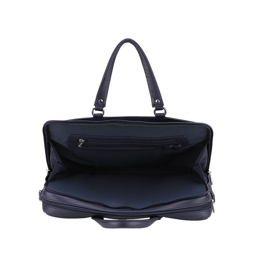 Ange Leather Double Compartment Portfolio