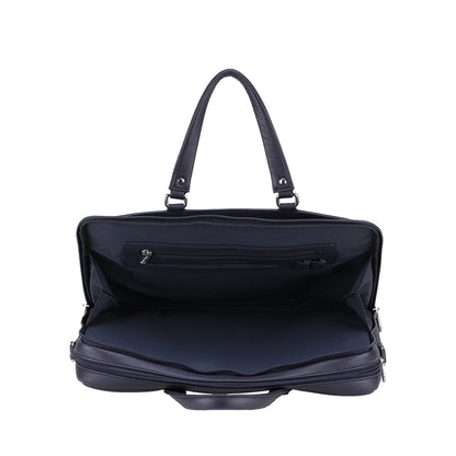 Ange Leather Double Compartment Portfolio