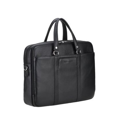 Ange Leather Double Compartment Portfolio