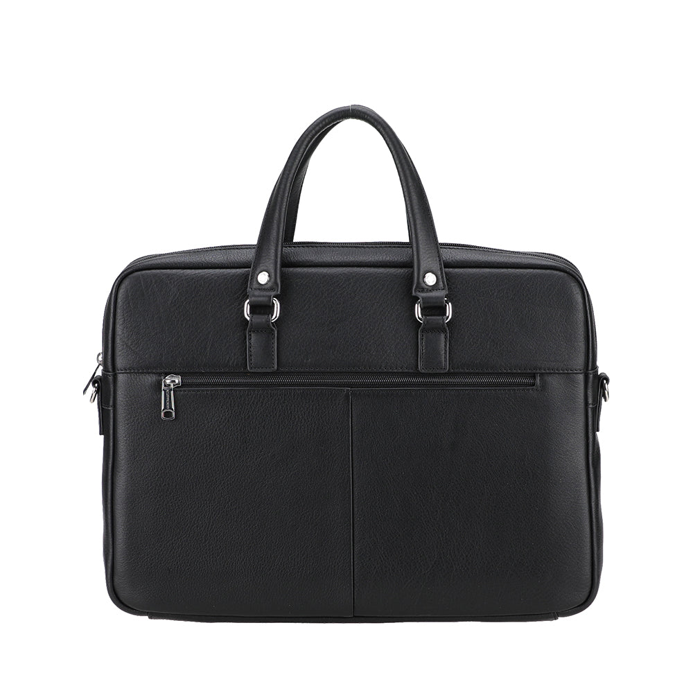 Ange Leather Double Compartment Portfolio