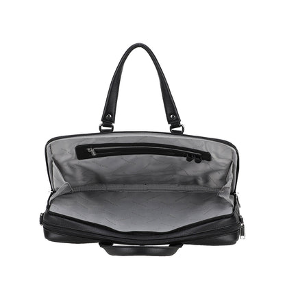 Ange Leather Double Compartment Portfolio