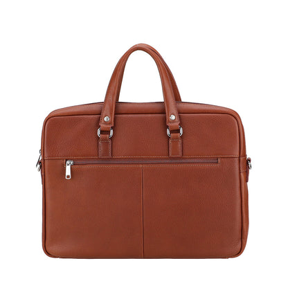 Ange Leather Double Compartment Portfolio
